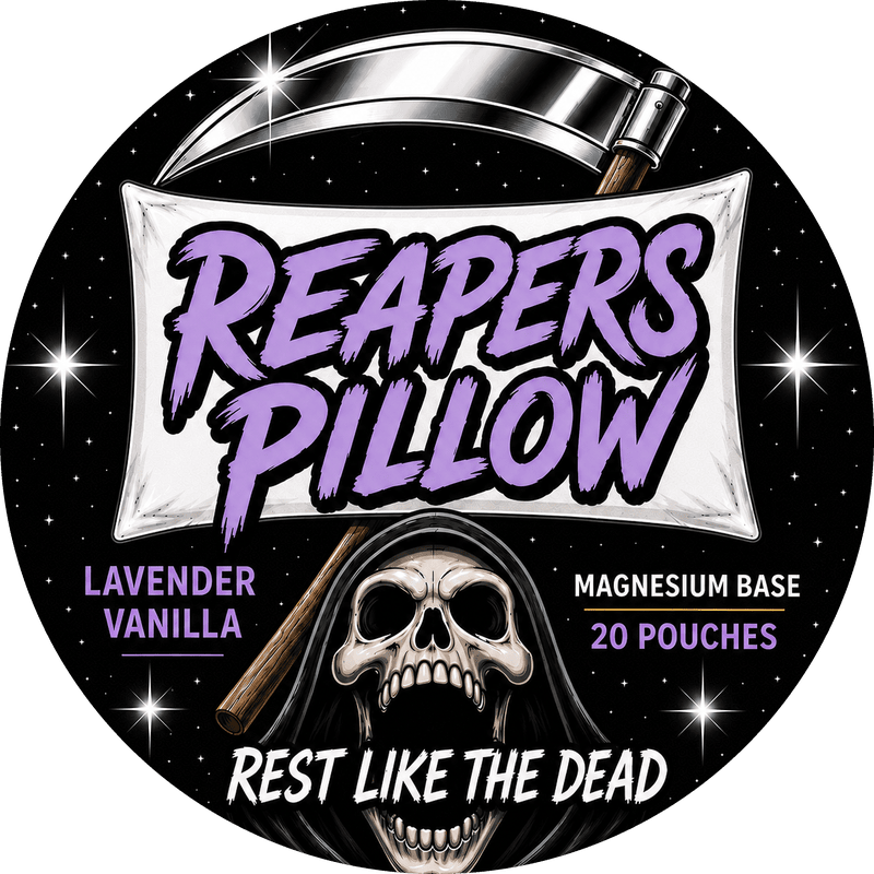 Lavender Vanilla — Reapers Pillow tin label