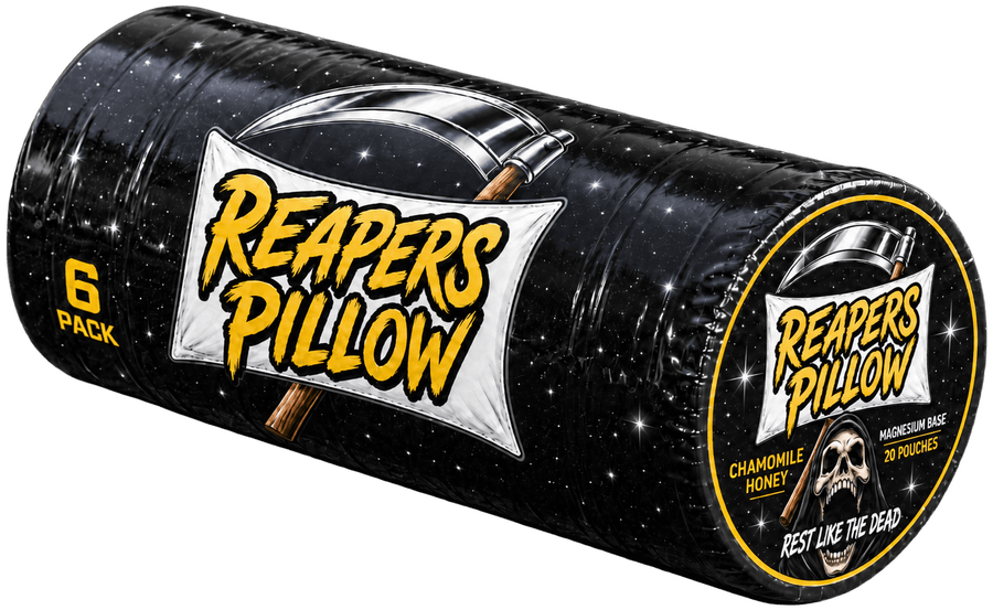 A Reapers Pillow six-pack sleeve